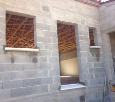 Appui fenetre posée