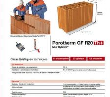 La BGV qui est posé pour notre maison avec une résistance thermique de 1,45.