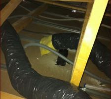 Raccordement sur les manchons de chaque bouche