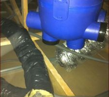 Raccordement sur les manchons de chaque bouche