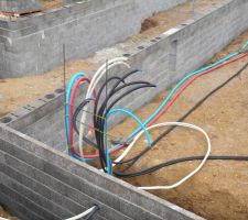 Installations des arrivée d'eau