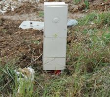 Raccordement ERDF
Boitier EDF scellé