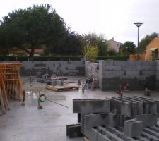 Parpaing bloc vertical