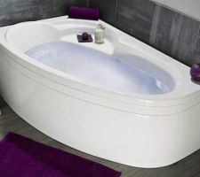 Baignoire asymétrique ALLIA modèle PEPITA