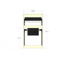 Tableau VDI : armoire brassage peu profonde