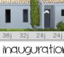 41 jours avant l'inauguration de la maison