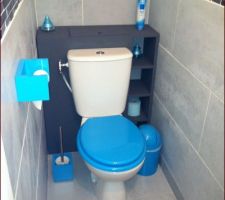 Meuble dans les toilettes du RdC