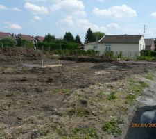 Implantation maison sur terrain 25/07/2008