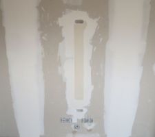 Electricité phase 2 rdc - gaine pour ecran au mur