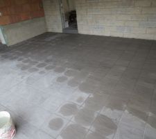 Carrelage garage