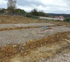 Photo du terrain pendant le terrassement