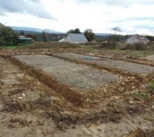 Photo du terrain pendant le terrassement