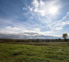 Vue depuis le terrain