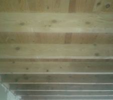 Cuisinne poutres nettoy&eacute; poncer et traiter