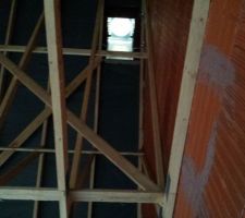 Souche du conduit de fum&eacute;e depuis le 1er &eacute;tage