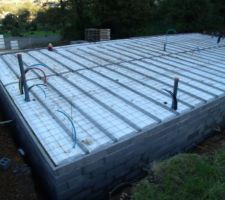 Isolation terminée plus qu'a couler la semelle