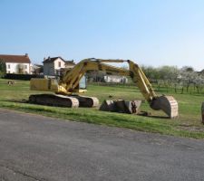 Une autre photo de la mini pelle du terassier