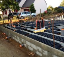 Gaines passées, plancher en cours