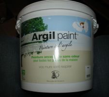 Peinture à l'argile reçu.