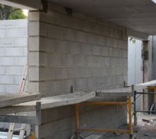 Cloisons intérieures du sous sol terminé