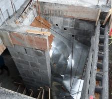 Le coffrage de l'escalier???