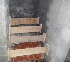 Le coffrage de l'escalier???