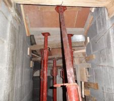 Le coffrage de l'escalier???