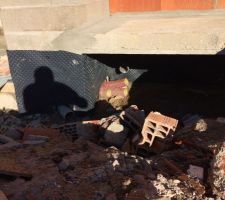 Goudron et DeltaMS étanchéité vide sanitaire