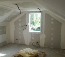 Amenagement de la chambre 1 dans le comble