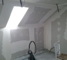 Amenagement de la chambre 2 dans le comble