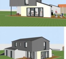 Essai de rendu extérieur sur sweet home 3D