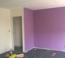 Coté salon : violette
