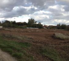 C&ocirc;t&eacute; du lotissement des lots 1 &agrave; 13