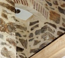 Le plafond de la chemin&eacute;e du 1er