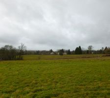 Le terrain du futur lotissement