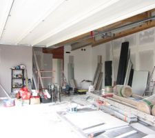 Garage, réalisation des joints bientôt terminés