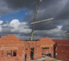 Mise en place des poutres