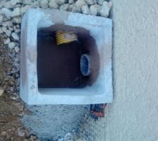 POSE DU DRAIN TOUT AUTOUR DE LA MAISON