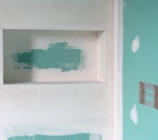 Création d'une niche dans la douche