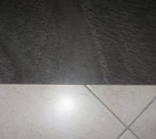 Comparaison carreau clair/foncé, ce foncé n'est pas si salissant