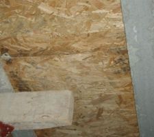 Vu de la dalle de l'&eacute;tage depuis le rdc