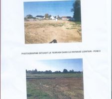 Notre parcelle de terain