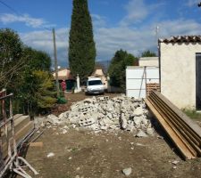 Démolition/reconstruction partie studio