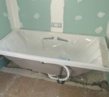 Notre grande baignoire pour des bains a deux !!