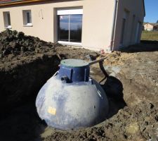 Installation et raccordement de la cuve