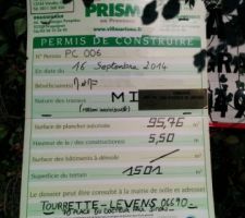 Affichage du permis de construire