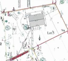 Plan de masse du Permis