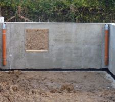 Aération sous la terrasse et trappe d'accès