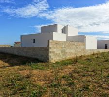 Mur et muret, prise de vue par Nord Ouest