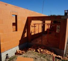 L'entrée du garage